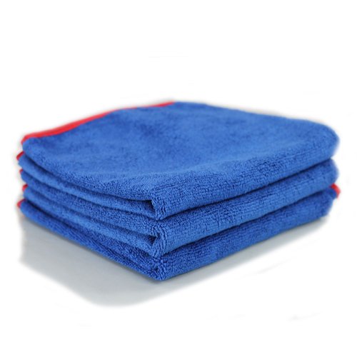 Chemical Guys Mic_998_3 Fluffer Miracle Supra Mircofiber Towel, Blue (24 In. X 16 In.) (Pack Of 3) #TOP4