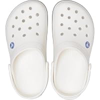 crocs Unisex-Erwachsene Crocband Clogs, Weiß (White 100), 47/48 EU – Ansicht 4