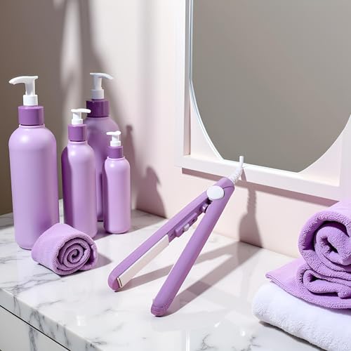 Plancha y Rizador Mini 2en1 Cerámico Morado miniatura 7