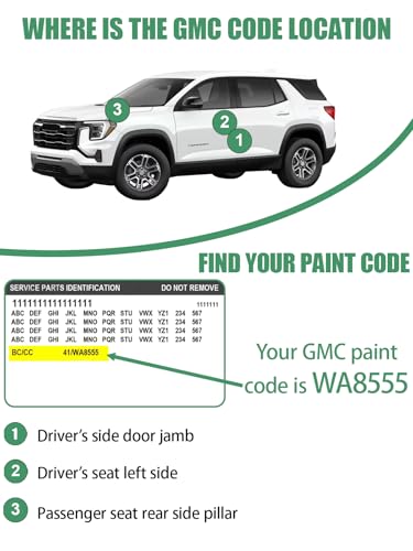 Image of Thunderstorm Gray(GNO /WA633D) Touch Up Paint Pen for GMC,Car Paint Scratch Repair Pen Quick and Easy Fix Auto Paint Scratch