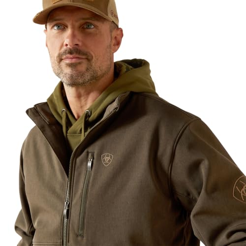 Ariat Men's Earth Green Logo Softshell Jacket4