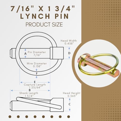 Ctrl-24 HANG-8-8PK Heavy Duty Lynch Pin thumb #2