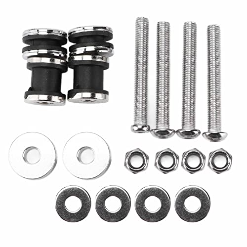 オートバイバックレストシーシーバードッキングハードウェアキットクローム仕上げ防水柔軟な機能FXST FXSTBに適合