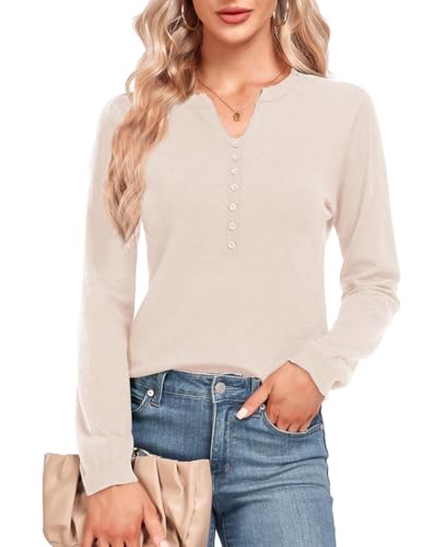 Image of Women Summer Knit Shirt Blouse V Neck Short Sleeve Pullover Sweater Tops
