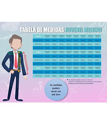 Kit Terno Infantil Preto Paletó Camisa Calça Gravata Tamanho:2