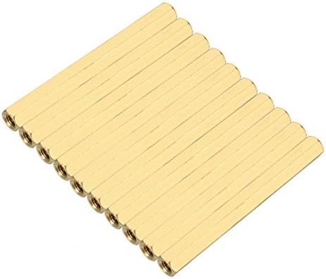 Sourcing Map 40 Stück M3 8 6 mm Innengewinde Messing Sechskant Sourcing Map 40 Stück M3 8 6 mm Innengewinde Messing Sechskant