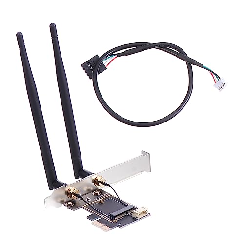 Adaptador Inalámbrico PCIE Tarjeta WiFi de Red para PC de Sobremesa