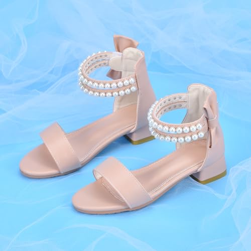 Girls' Princess High Heel Sandals Evening Wear banquet Performances School Dances Graduations Weddings Youth Formal Dress Shoes3