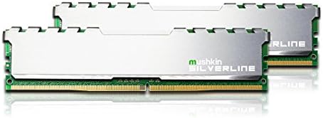 Mushkin SILVERLINE Series – DDR4 Desktop DRAM – 64GB (2x32GB) UDIMM Memory Kit – 3200MHz (PC4-25600) CL-22 – 288-pin 1.2V RAM – Non-ECC – Dual-Channel – Stiletto V2 Silver Heatsink – (MSL4U320NF32GX2)