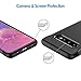 JETech Slim Fit Case for Samsung Galaxy S10, Thin Phone Cover with Shock-Absorption and Carbon Fiber Design (Black)
