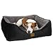 ib style® Happy Milo lit d'animaux | Panier pour Chiens & Chats | avec Fermeture éclair | Tailles : S | Noir