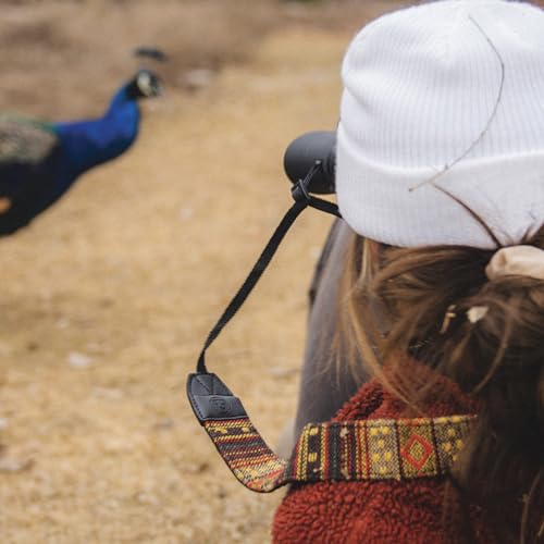 Image of Nocs Provisions Woven Tapestry Strap, Binocular & Camera Reinforced Universal Wide Shoulder & Neck Strap for Men & Women
