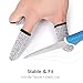Finger Cots Cut Resistant Protector - 40 Pcs Finger Covers for Cuts, Gloves Life Extender, Cut Resistant Finger Protectors for Kitchen, Work, Sculpture, Anti-Slip, Reusable