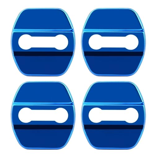 Couvercles de Serrure de Porte de Voiture compatibles avec Nissan Qashqai Kick Murano Bluebird Livina Tiida X-Trail, Accessoires décoratifs(Blue,Bluebird)