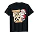 Naughty List Kids Who Say 67 Funny Meme Christmas Santa 67 T-Shirt