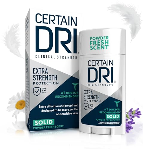 Certain Dri Extra Strength, Powder Fresh Scent, 1.7 oz