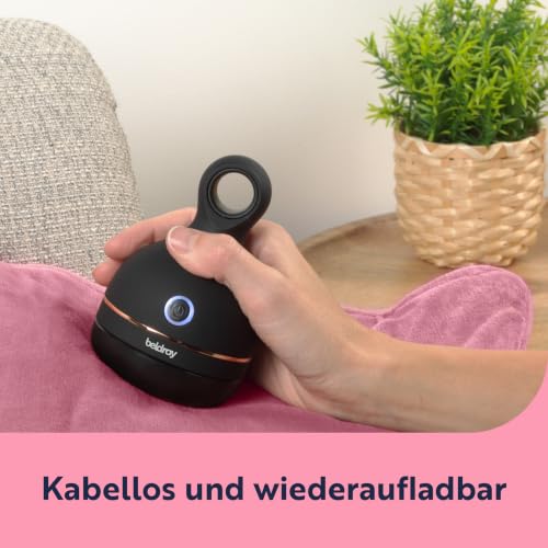 Beldray Fusselrasierer Elektrisch, USB Aufladbarer Fusselentferner mit 45 Min Laufzeit, XL Kleiderbürste für Textilien… – Ansicht 2
