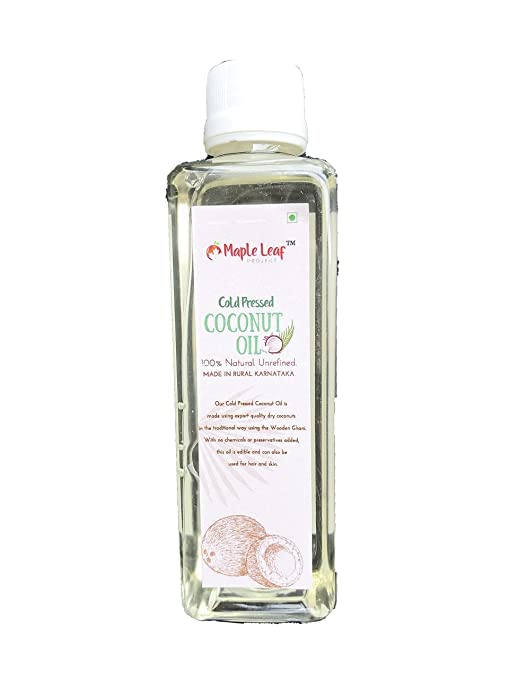 Unrefined Cold-Pressed Natural Coconut Oil || Chemical Free || (500 ml) || Maple Leaf Project (B09Y61731S) Amazon Price History, Amazon Price Tracker