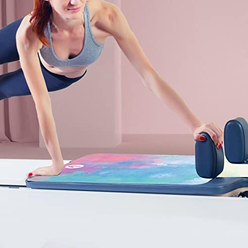 Colaxi Pilates Reformer Mat, tapete protector antideslizante de goma y gamuza para pilates, lavable, 96 cm x 56 cm miniatura 5