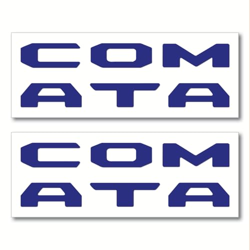 Image of Prime Series UV Weatherproof Vinyl Decals: Pair of Left and Right Front Door Sill Protector Letter Inserts fits Tacoma 2016-2023 (Gloss Navy)
