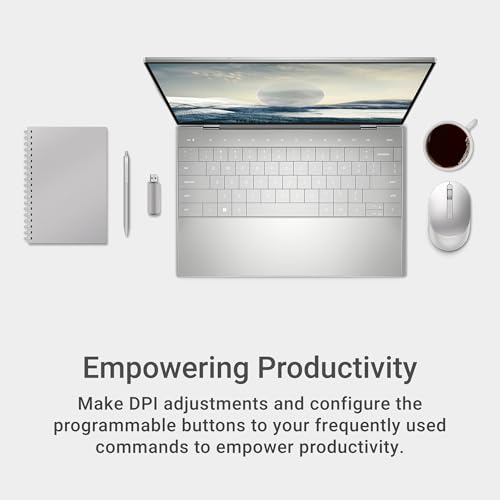 Dell Premier Wireless Mouse MS7421W, Rechargeable, Bluetooth | 2.4GHz, USB-C Charging, 3 Year Advanced Exchange, 7 Buttons, Platinum Silver - image 5