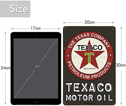 Vintage Auto Motorcycle Oil Gasoline Metal Tin Signs Retro Garage Metal Signs Old Car Shop Posters Oil And Gas Station Sign Man Cave Garage Bar Wall Decor 5 Pcs 8×12 Inches