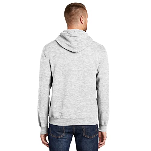 Port & Company Men's Tall Ultimate Pullover Hooded Sweatshirt 3XLT Ash2