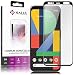 Produktbild NALIA Schutzglas kompatibel mit Google Pixel 4 Glas, 9H Full-Cover Screen Display Schutz, Handy Schutzfolie Bildschirm-Abdeckung Schutz-Film Protector Tempered Glass Case Klar - Transparent Schwarz