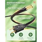 addlon 48 FT Outdoor String Lights Commercial Grade Weatherproof Strand, 18 Edison Vintage Bulbs, 15 Hanging Sockets (3 Spare Bulbs), ETL Listed Heavy-Duty Decorative Christmas Lights for Patio Garden - Image 4