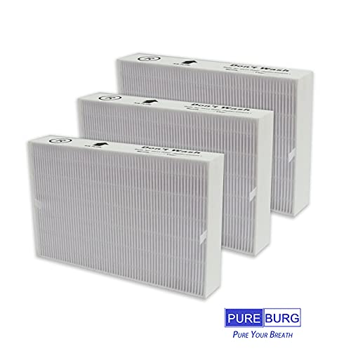 PUREBURG Replacement HEPA Filter Kit Compatible with Honeywell InSight Air Purifiers, HPA5300B / HPA5350, HRF-R3 HRFSC1 HRF-A300