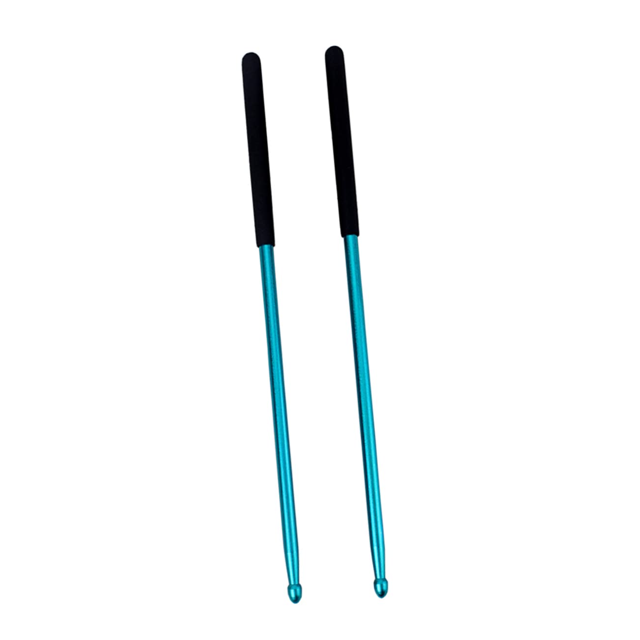 ifundom 2paare Aluminium Legierung Trommelstöcke Für Drum Pad Übung Robuste Und Langlebige Drumsticks Blau Für Drummer Aller Fähigkeitsstufen Zur Stärkung Und