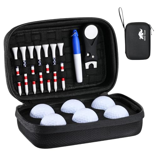 Rhino Valley Golf Accessories for men, Golf Bag Accessories for Beginner Golfers with 6 Balls 7 Tees...