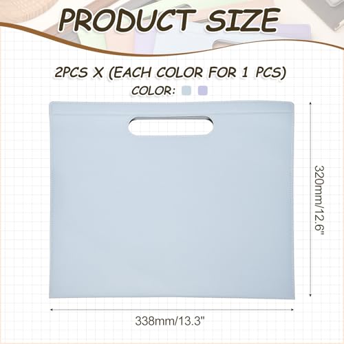 Porte-documents A4 en cuir avec fermeture aimantée pour trier vos papiers de bureau