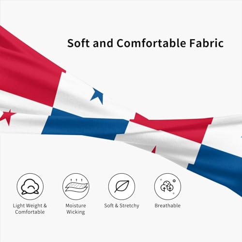 Image of Cute Flag Headbands Women Men Flag Sweatband Sports Headband for Running, Cycling, Yoga Gym, Working Out