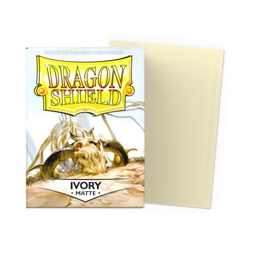 Image of Arcane Tinman Dragon Shield Sleeves Matte Card Game (Ivory)