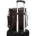Piel Leather Laptop Tablet Carry-All Tote, Black, One Size