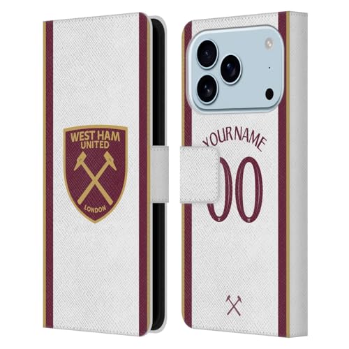 Étui portefeuille cuir iPhone 17 Pro résout l'encombrement West Ham United FC