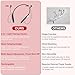 Red Light Therapy Device for Ears and Nasal, Tinnitus Support, Portable Neck-Hanging Design with Ear Canal Silicone Cover & Nasal Sleeve