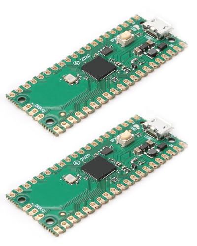 2PCS RP2040 Pico Style Development Board with Terminal Block Expansion Shield 40 Pin Microcontroller Board Dual Core 133MHz Supports MicroPython C C++ for DIY Electronics Projects