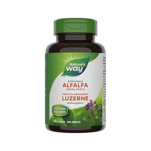 Nature's Way - Nature's Way Alfalfa Leaves, Provides Antioxidants to Help Support Overall Health & Wellbeing, 100 Vegetarian Capsules