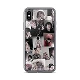 FGHSFRT Compatible with iPhone XR Case Lil Peep Rip Simpsons Memory Pure Clear Phone Cases Cover
