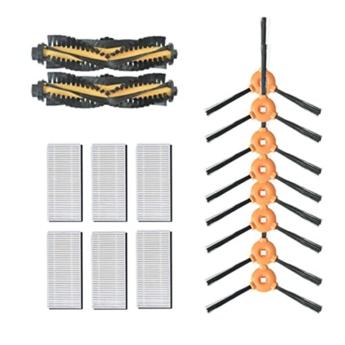 Vacuum Cleaner Parts Robot Main Roller Side Brush Filter Set Mop Pad Fit for Ecovacs DEEBOT N79S N79 Conga Excellence 5040 990 Vacuum Cleaner Parts