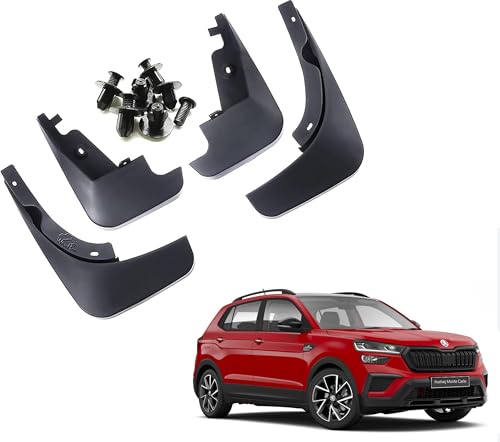 Image of WolkomHome Mud Flap Compatible with Kushaq - Durable Splash Guards for Car Exterior Protection