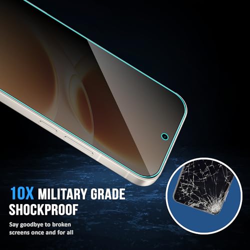 Image of FIRST MART Privacy Tempered Glass for Vivo V70 & Vivo V70 Elite with Cable Guard & Installation Kit | Anti-Spy 9H Screen Protector, Edge-to-Edge, Case-Friendly | Black