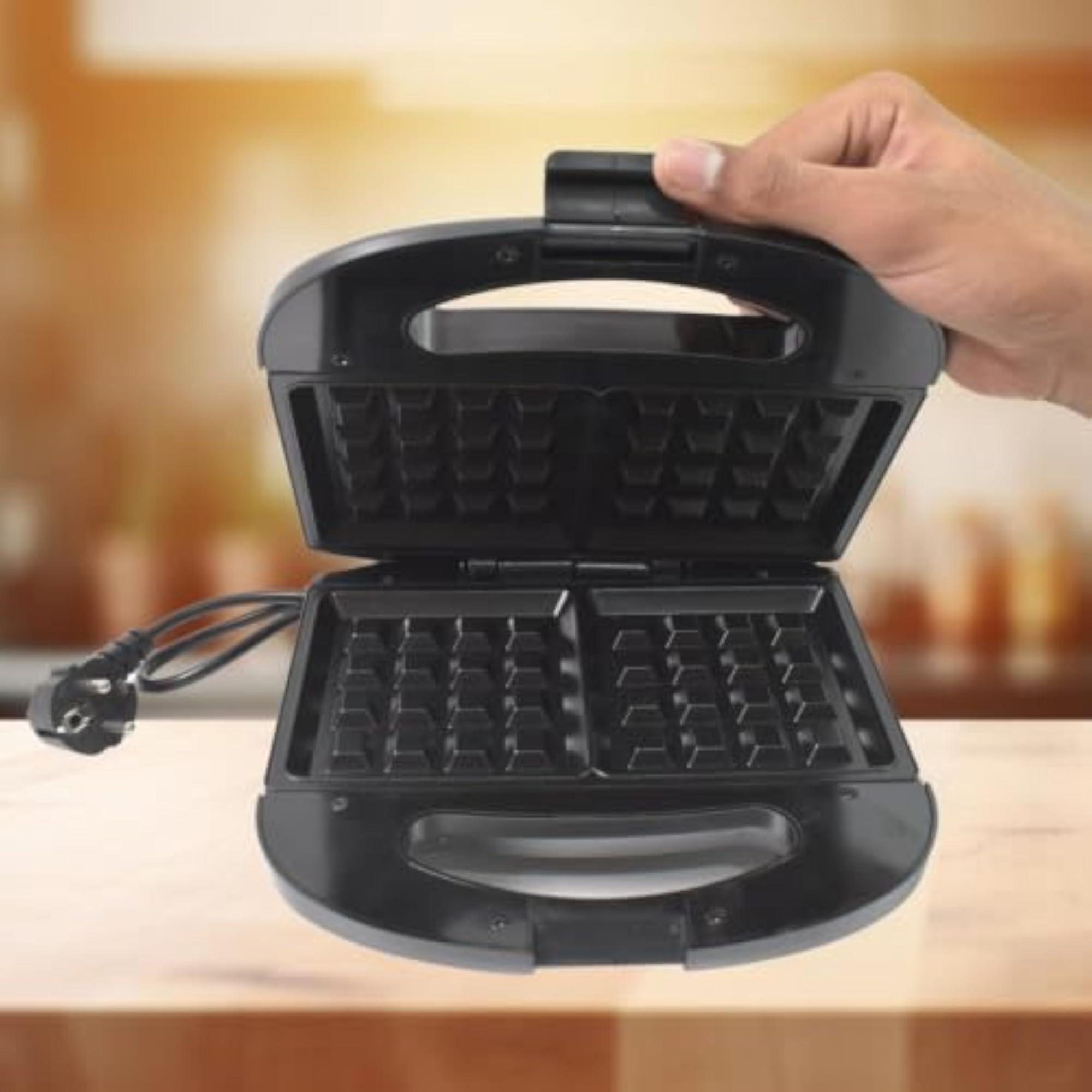 Waffle Maker for Perfect Square Waffles
