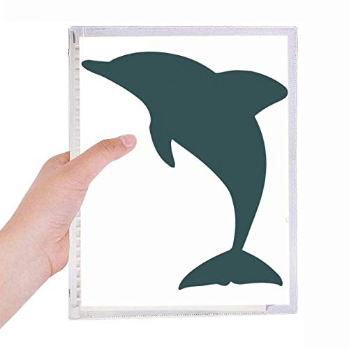 Carnet en spirale rechargeable dauphins pour organiser ses notes
