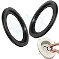 2 Pack RV Toilet Seal Gasket, Flush Ball Seal Kit #385311658, Toilet Water Tight Seal Replacement for Dometic 300/310/320 to Solve The Leakage Problem and Odor Control, Easy Installation