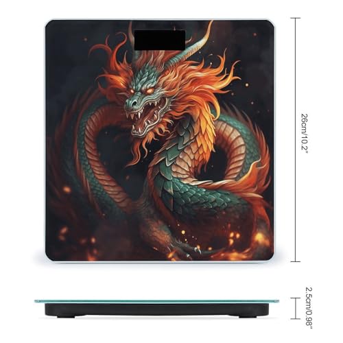 Báscula Digital de Baño FekiLoot con Vidrio Templado miniatura 2