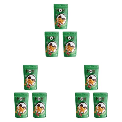 Image of MOM - Meal of the Moment, Roasted Peri Peri Makhana (Pack of 9), 52g /56g - Gluten Free | Anti Oxidants | MSG Free | Zero Trans Fat | No added Preservatives and No Artificial Flavours