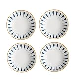 Toyvian 4 piezas Platos de Redondos para Salsas Estilo Japonés para Servir Condimentos y Aperitivos Hogar y Restaurantes
